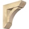 Ekena Millwork Thorton Slat Rough Sawn Bracket w/ Offset Brace, Douglas Fir, 6"W x 18"D x 18"H BKT0604X18X18THR06RDF - alternate 1